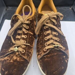 Adidas Brown Velvet Men's Sneakers